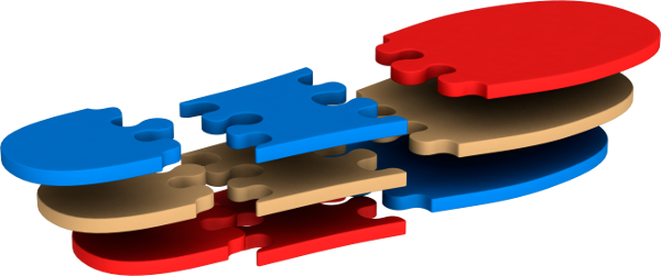 Wkładka odciążająca 3x3 Optima Diab i CLHeel